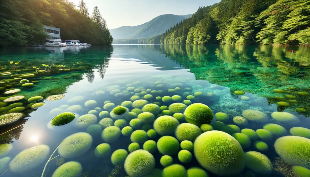 Lago Akan e as algas Marimo