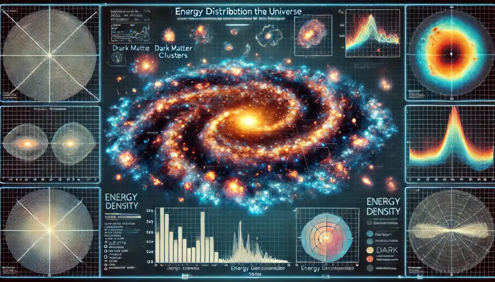 宇宙全体でのエネルギー配分の視覚化