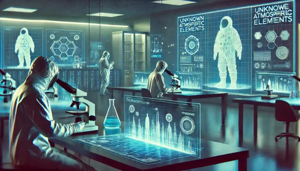 A classified technology lab working on unidentified elements