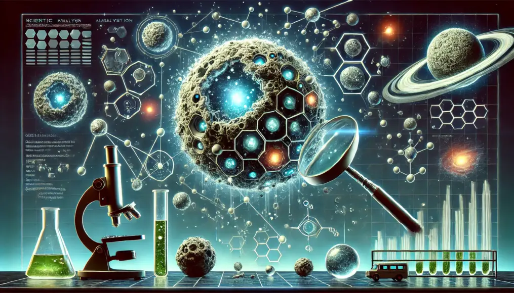 Scientific analysis of the material composition of the Dropa Stones. Suggesting the presence of unknown elements possibly indicating extraterrestrial origins.