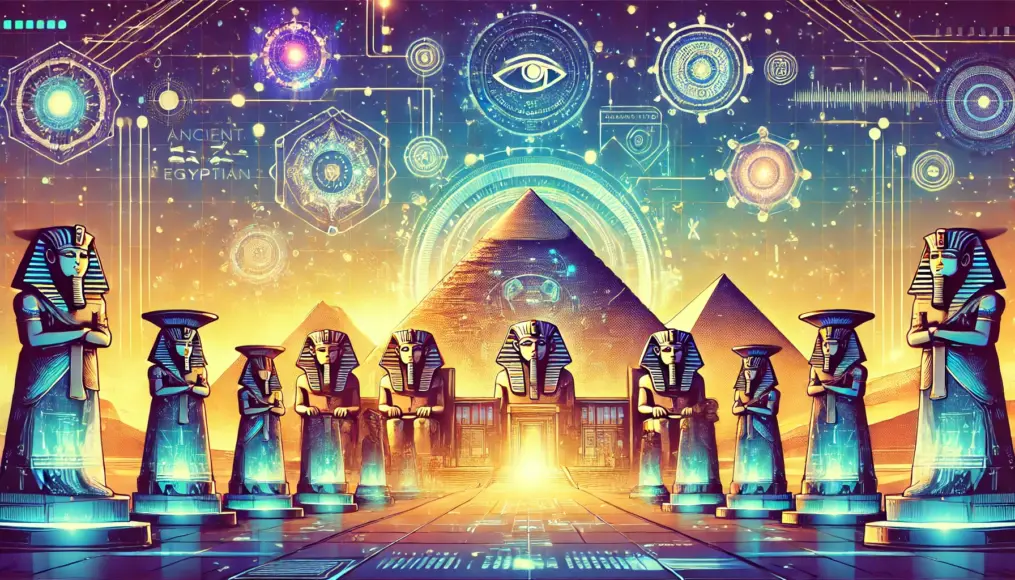 Image of futuristic technology described in ancient Egyptian records