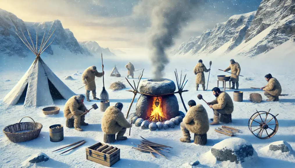 Researchers using ancient cooking tools to recreate Ice Age culinary practices.