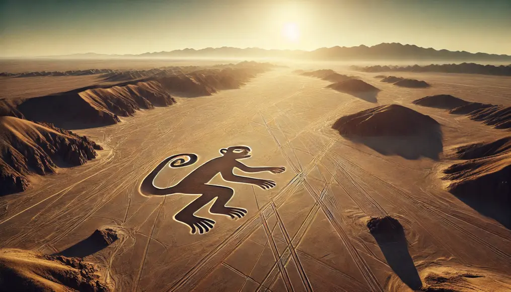 Photograph symbolizing an aerial view of the Nazca Lines