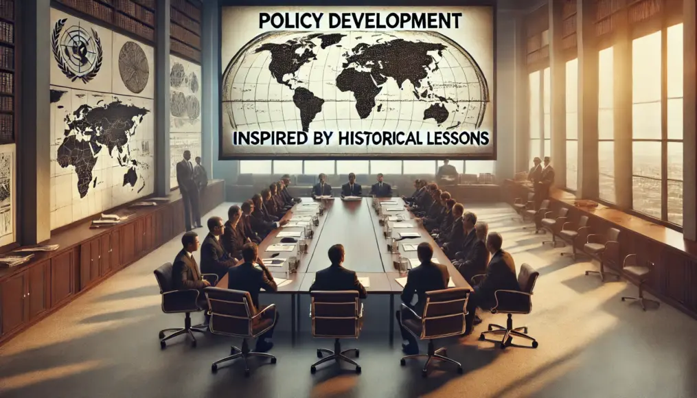 Policy development inspired by historical lessons