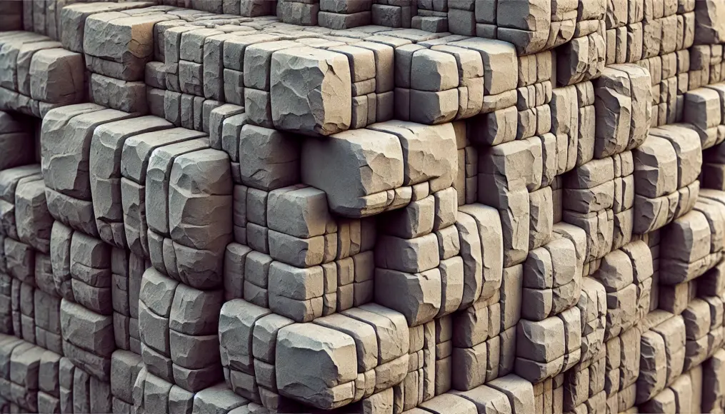 A section of Sacsayhuamán's ultra-precise stonework, showcasing seamless connections and the hardness of the materials